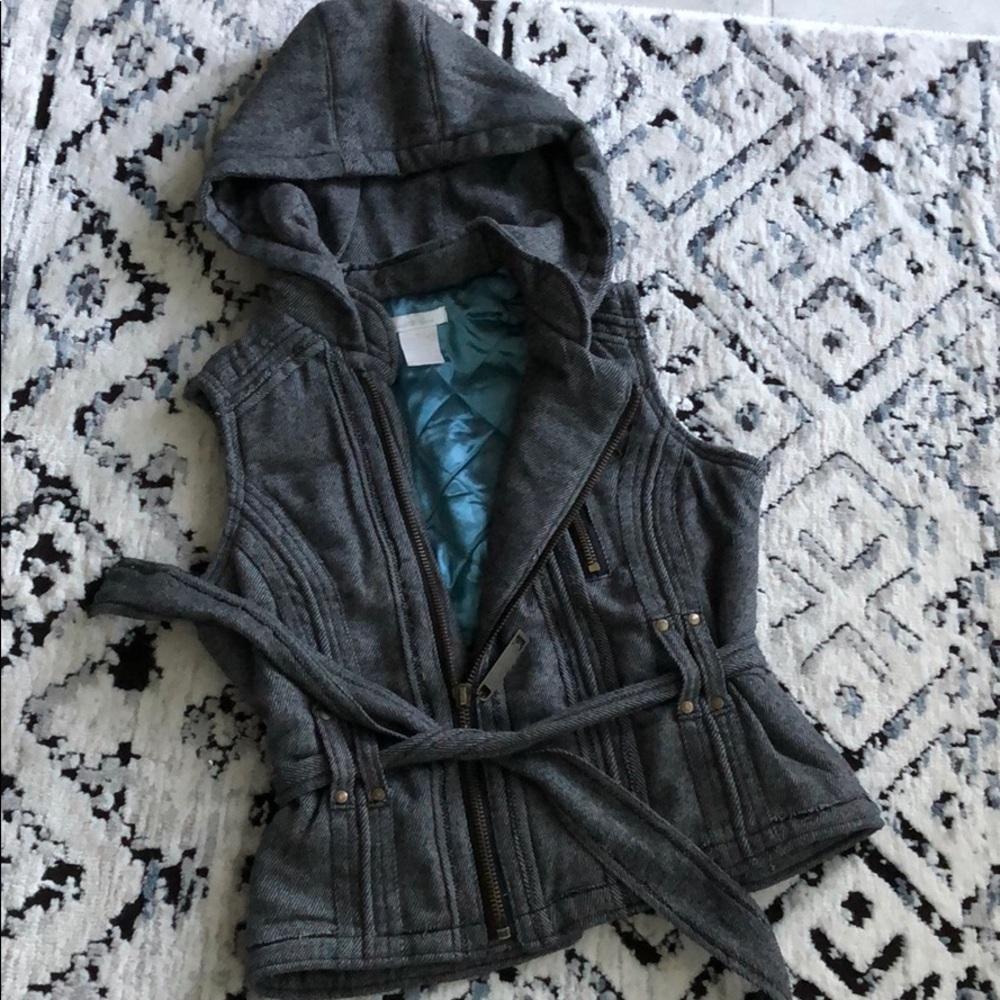 Charlotte Russe hood vest